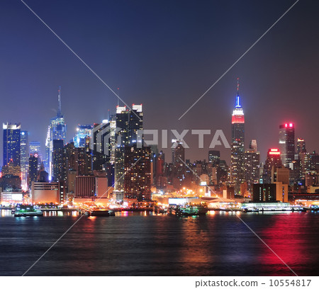 New York City Manhattan midtown skyline New York City Manhattan midtown skyline 10554817