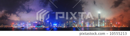 Hong Kong skyline panorama Hong Kong skyline panorama 10555213