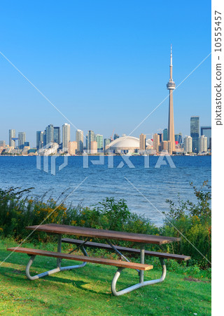 Toronto skyline from park Toronto skyline from park 10555457