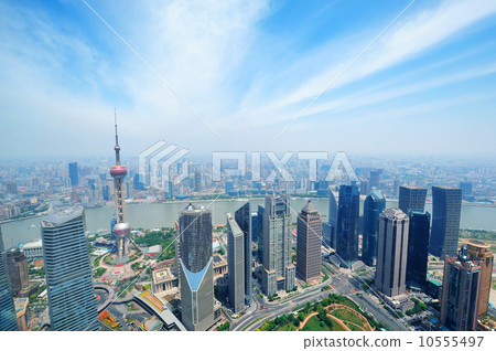 Shanghai aerial Shanghai aerial 10555497