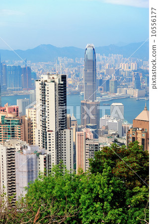 Hong Kong aerial view 10556177
