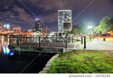 Orlando downtown dusk Orlando downtown dusk 10556284