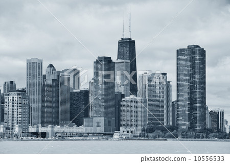 Chicago city urban skyline Chicago city urban skyline 10556533