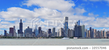 Chicago city urban skyline panorama Chicago city urban skyline panorama 10557046
