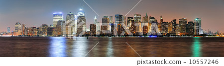New York City Manhattan dusk panorama New York City Manhattan dusk panorama 10557246