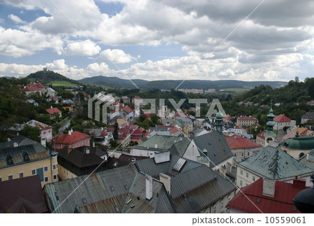 Banska Stiavnica - historical center and calvary hill 10559061