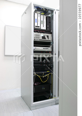 Rack with network equipment 10559977