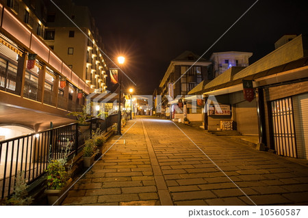 從長崎grabber街道的夜視圖 10560587