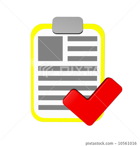 Yellow clipboard Yellow clipboard 10561016