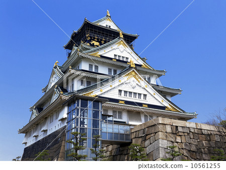 Osaka Castle in Osaka, Japan. 10561255
