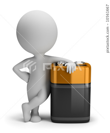 3d small people - battery 10561667