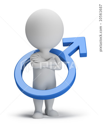 3d small people - male 10561687