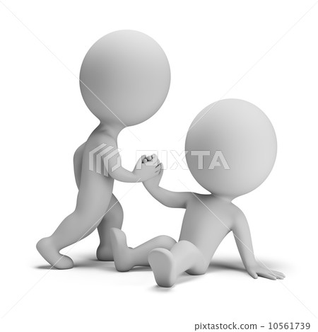 3d small people - succor 3d small people - succor 10561739