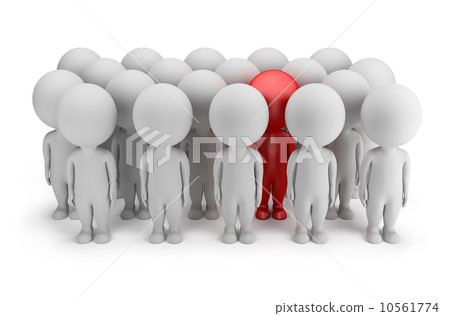 3d small people - stands out 10561774