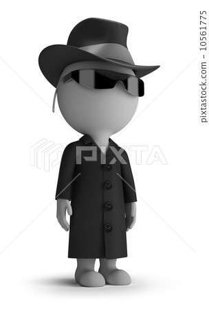 3d small people - spy 10561775