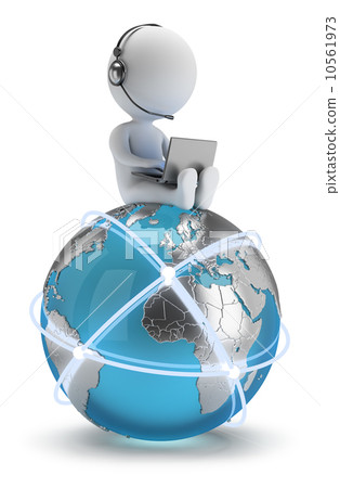 3d small people - global network 10561973
