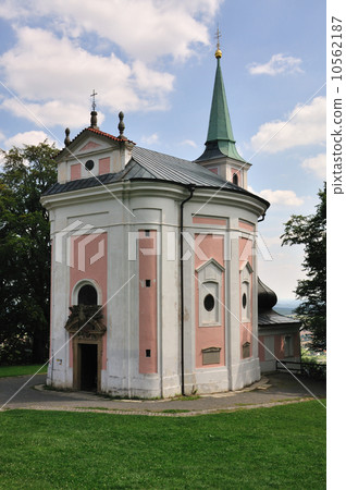 Dienzenhofer - Church sv. Magdalene at Skalka 10562187