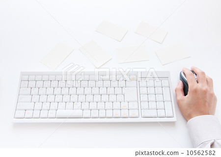 Business card on the office desk 10562582