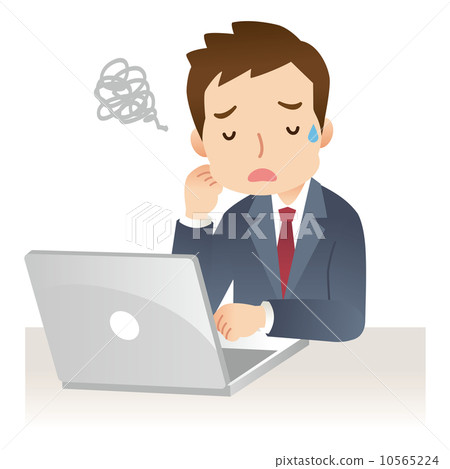 Businessman expression PC 10565224