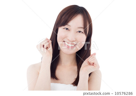 一個女人帶著微笑 10576286