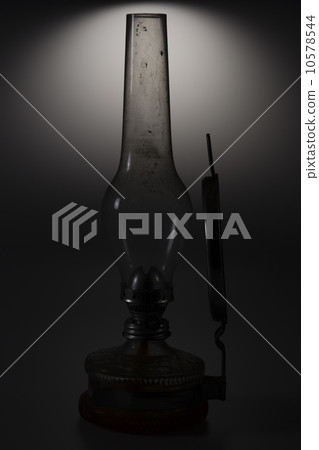 old kerosene lamp isolated on white background 10578544
