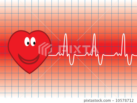 vector heart and heartbeat vector heart and heartbeat 10578712