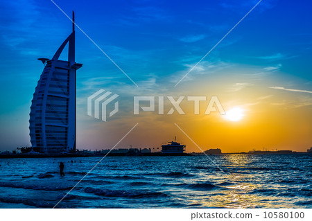 Burj Al Arab is a luxury 5 stars hotel 10580100