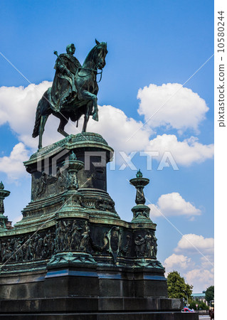 Equestrian Statue of King John of Saxony  in Dresden, Germany 10580244
