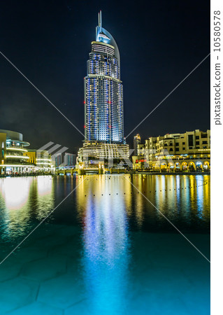 Address Hotel in the downtown Dubai area overlooks the famous da 10580578