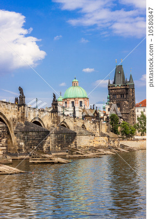 Karlov or Charles bridge in Prague Karlov or Charles bridge in Prague 10580847