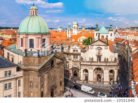 Karlov or charles bridge in Prague in summer 10581840