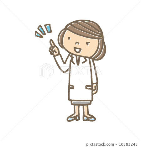 A lady in white 10583243