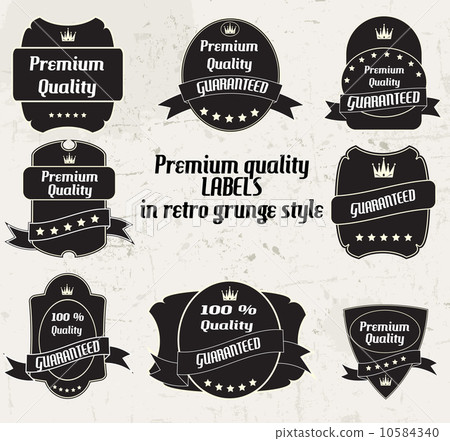 Vector Best Seller label with red ribbon. Vector Best Seller label with red ribbon. 10584340