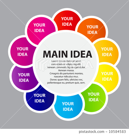 Concept of colorful circular banners for different business desi Concept of colorful circular banners for different business desi 10584583