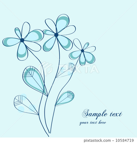 vector floral card design vector floral card design 10584719