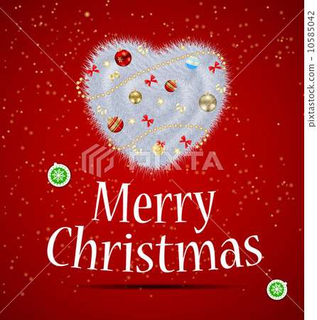 Abstract beauty Christmas and New Year background. vector illust 10585042