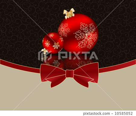 Abstract beauty Christmas and New Year background. vector illust 10585052