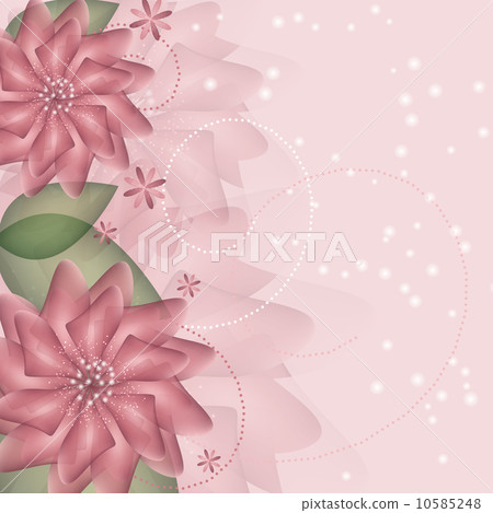 Romantic Flower vector Background 10585248