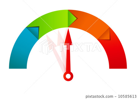 Concept of colorful banners with arrows for different business d 10585613