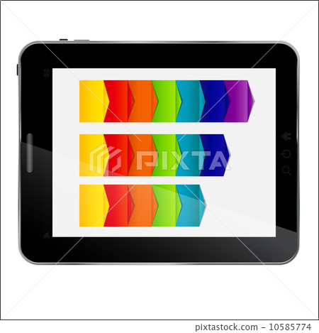 Abstract design Tablet. Vector illustration 10585774