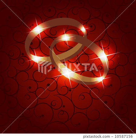 Valentines day heart backgroung, vector illustration 10587156