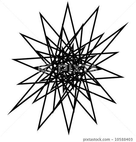 Black and white hypnotic background. 10588403