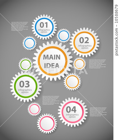 Infographic template vector illustration - Stock Illustration [10588679 ...