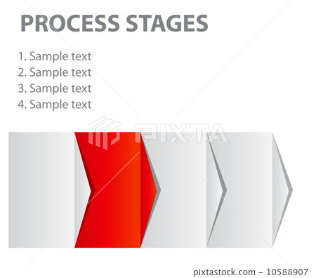 concept of business process improvements chart. Vector illustra concept of business process improvements chart. Vector illustra 10588907