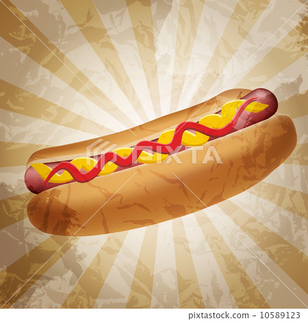 Realistic hot dog vector illustration 10589123