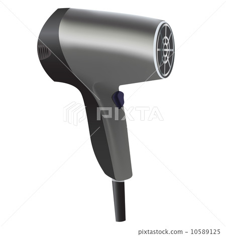 Hair dryer isolated on white vector illustration 10589125