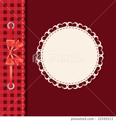 vintage frame with bow vector illustration - Stock Illustration ...