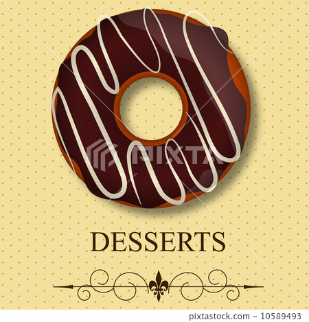 Vector dessert menu Vector dessert menu 10589493