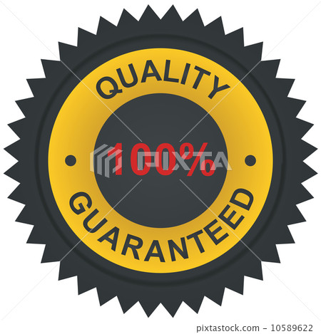 Vector sticker - quality 100% guaranteed Vector sticker - quality 100% guaranteed 10589622