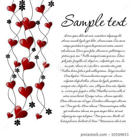 Valentine`s day card vector illustration Valentine`s day card vector illustration 10589651